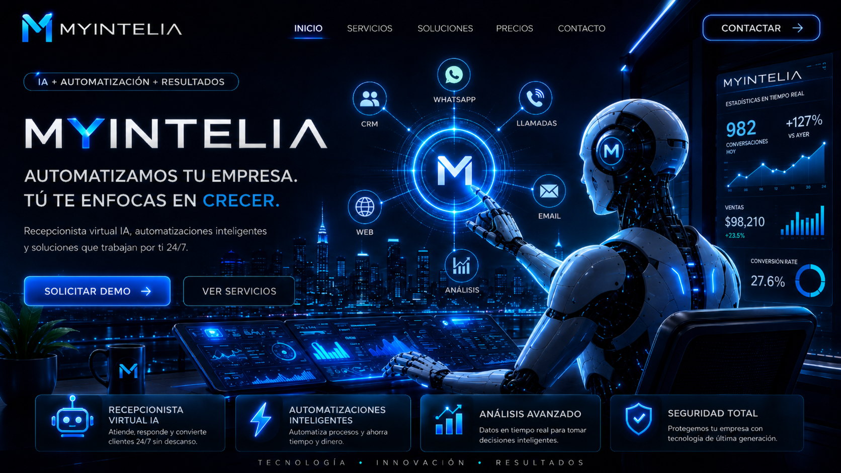 Myintelia — Soluciones completas